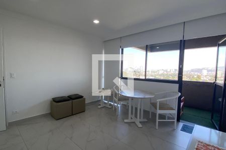 Sala de apartamento à venda com 1 quarto, 57m² em Alphaville, Barueri