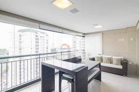 Varanda Gourmet de apartamento à venda com 3 quartos, 135m² em Vila Gilda, Santo André