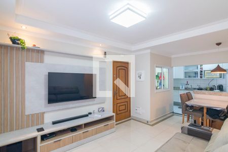 Sala de apartamento à venda com 2 quartos, 75m² em Vila Alice, Santo André