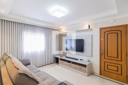 Sala de apartamento à venda com 2 quartos, 75m² em Vila Alice, Santo André