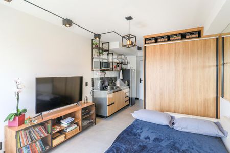 Sala/Quarto de kitnet/studio para alugar com 1 quarto, 27m² em Santo Amaro, São Paulo