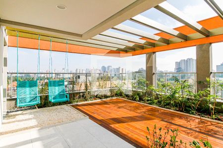 Área comum - Solário de kitnet/studio para alugar com 1 quarto, 27m² em Santo Amaro, São Paulo