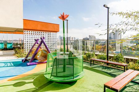 Área comum - Playground de kitnet/studio para alugar com 1 quarto, 27m² em Santo Amaro, São Paulo