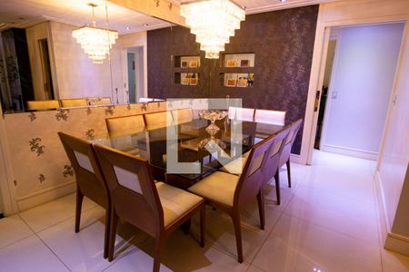 Sala de Jantar de apartamento à venda com 4 quartos, 136m² em Jardim Monte Alegre, Taboão da Serra