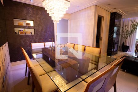 Sala de Jantar de apartamento à venda com 4 quartos, 136m² em Jardim Monte Alegre, Taboão da Serra