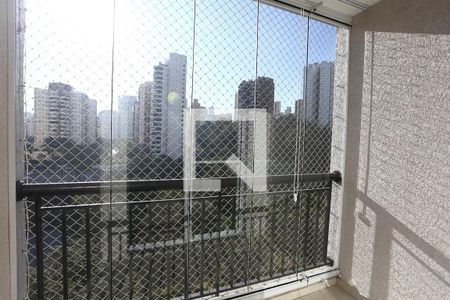 Varanda da Sala de apartamento para alugar com 2 quartos, 64m² em Vila Praia, São Paulo