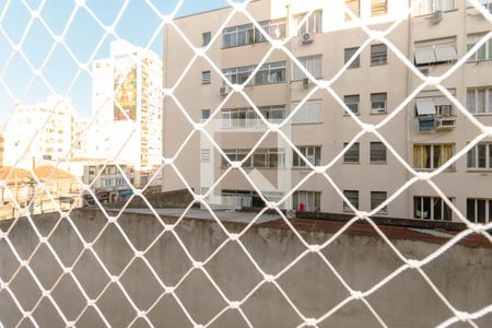 Vista da Sala de apartamento à venda com 1 quarto, 45m² em Farroupilha, Porto Alegre