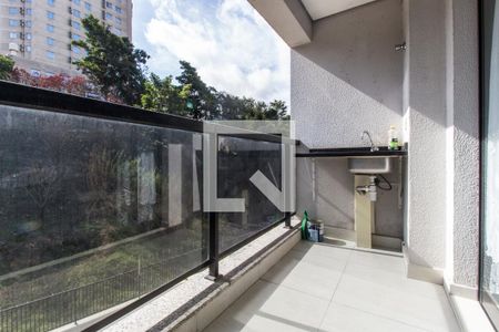 varanda de apartamento à venda com 1 quarto, 39m² em Tamboré, Barueri
