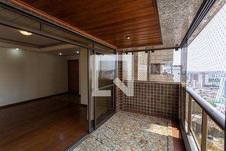 Varanda da Sala de apartamento para alugar com 4 quartos, 175m² em Funcionários, Belo Horizonte