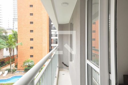 Varanda de apartamento à venda com 1 quarto, 31m² em Pinheiros, São Paulo