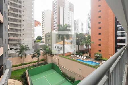 Vista da Varanda de apartamento para alugar com 1 quarto, 31m² em Pinheiros, São Paulo