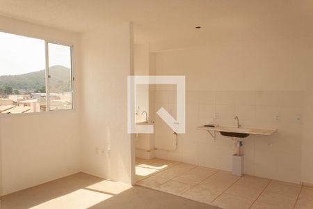 Cozinha de apartamento para alugar com 2 quartos, 49m² em São Vicente, Belford Roxo