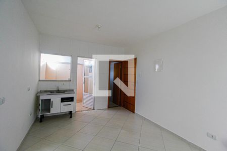 Sala/Cozinha de apartamento para alugar com 1 quarto, 40m² em Jardim Santo Antônio, Santo André