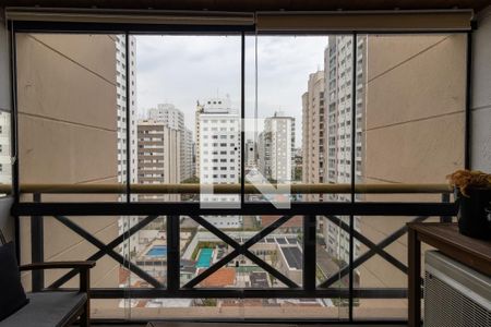 Varanda da Sala de apartamento à venda com 2 quartos, 97m² em Moema, São Paulo