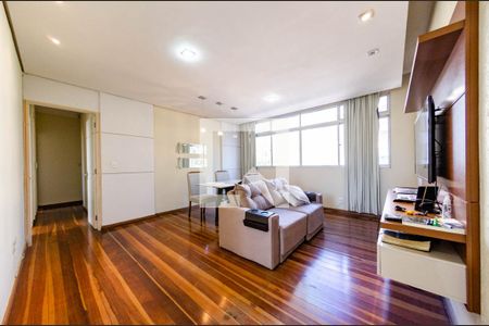 Sala de apartamento à venda com 4 quartos, 120m² em Estoril, Belo Horizonte
