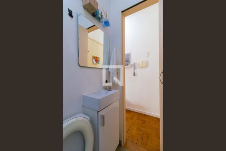 Banheiro de kitnet/studio à venda com 1 quarto, 33m² em Bela Vista, São Paulo