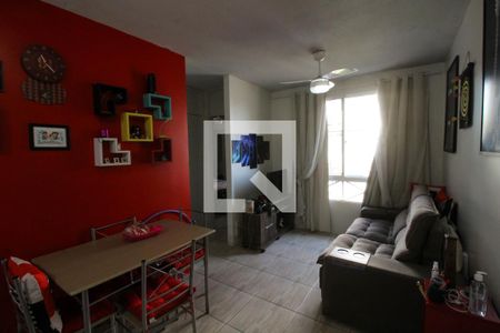 Sala de apartamento para alugar com 2 quartos, 48m² em Fátima, Canoas