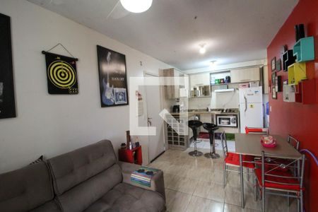 Sala de apartamento para alugar com 2 quartos, 48m² em Fátima, Canoas