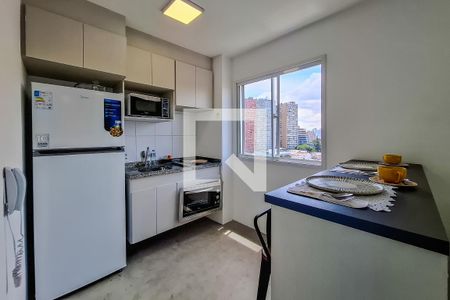 Cozinha de kitnet/studio à venda com 1 quarto, 26m² em Sé, São Paulo