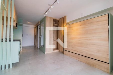 Studio para alugar com 35m², 1 quarto e sem vagaSala - quarto