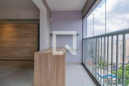 Varanda da Sala de kitnet/studio para alugar com 1 quarto, 35m² em Vila Clementino, São Paulo
