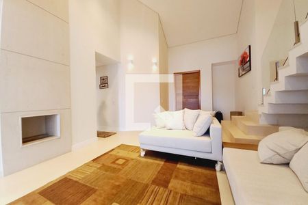 Sala de casa de condomínio para alugar com 5 quartos, 394m² em Swiss Park, Campinas