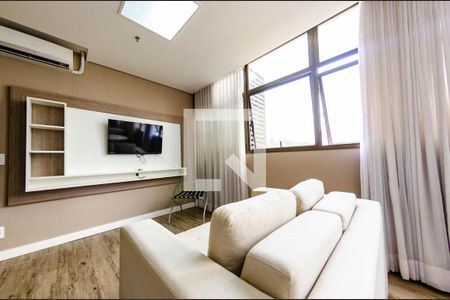 Sala de apartamento à venda com 1 quarto, 55m² em Luxemburgo, Belo Horizonte