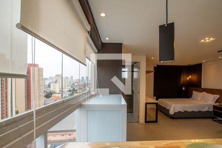 Sala/Cozinha de apartamento para alugar com 1 quarto, 37m² em Vila das Palmeiras, Guarulhos