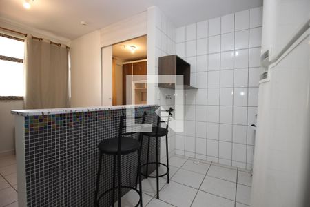 Cozinha e Área de Serviço de kitnet/studio para alugar com 1 quarto, 34m² em Águas Claras , Brasília