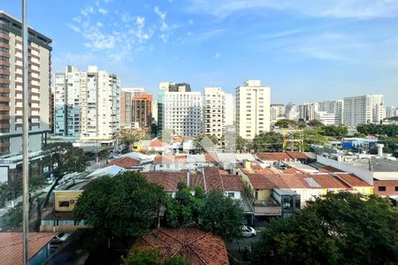 Vista de apartamento à venda com 1 quarto, 43m² em Indianópolis, São Paulo