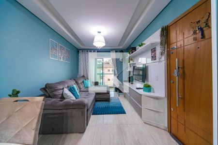 Sala de apartamento à venda com 3 quartos, 150m² em Vila Cecilia Maria, Santo André