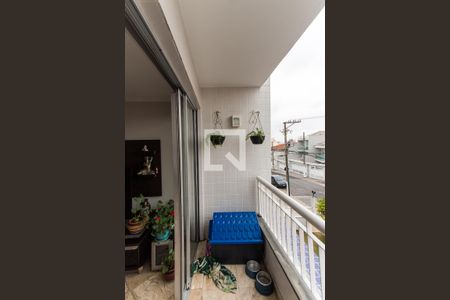 Varanda da Sala de apartamento à venda com 3 quartos, 95m² em Vila Isolina Mazzei, São Paulo