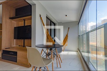 Varanda da Sala de apartamento para alugar com 1 quarto, 34m² em Barra, Salvador