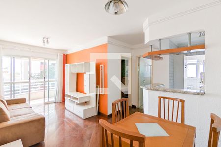 Sala de apartamento para alugar com 1 quarto, 60m² em Jardim do Mar, São Bernardo do Campo