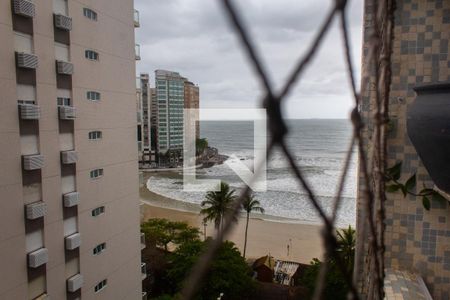 Vista da Sacada de apartamento para alugar com 3 quartos, 106m² em Centro, Guarujá