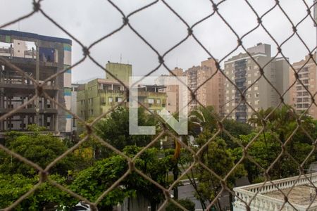Vista da Sala de apartamento para alugar com 3 quartos, 96m² em Jardim Três Marias, Guarujá