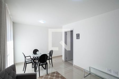 Sala de apartamento para alugar com 3 quartos, 75m² em São Luiz, Belo Horizonte