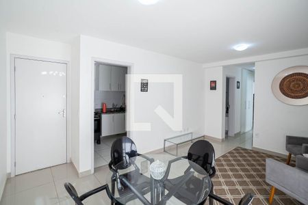 Sala de apartamento para alugar com 3 quartos, 75m² em São Luiz, Belo Horizonte