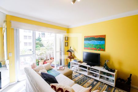 Sala de apartamento à venda com 2 quartos, 74m² em Real Parque, São Paulo