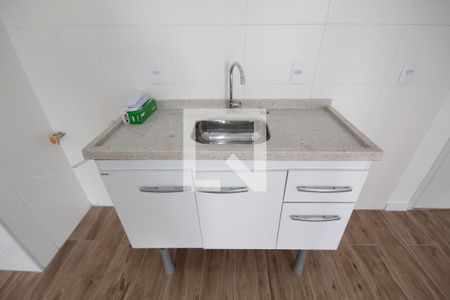 Sala e cozinha de apartamento para alugar com 1 quarto, 36m² em Presidente Altino, Osasco