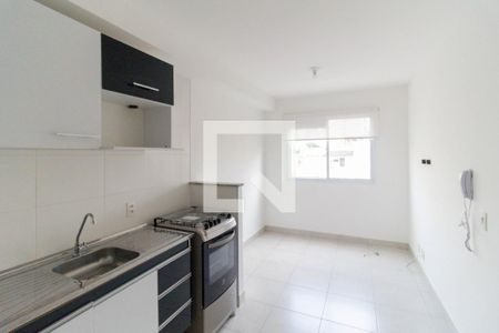 Sala e cozinha de apartamento para alugar com 1 quarto, 30m² em Cambuci, São Paulo