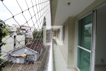 Varanda da Sala de apartamento à venda com 2 quartos, 67m² em Freguesia de Jacarepaguá, Rio de Janeiro