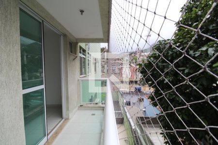 Varanda da Sala de apartamento à venda com 2 quartos, 67m² em Freguesia de Jacarepaguá, Rio de Janeiro