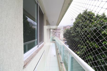 Varanda da Sala de apartamento à venda com 2 quartos, 67m² em Freguesia de Jacarepaguá, Rio de Janeiro