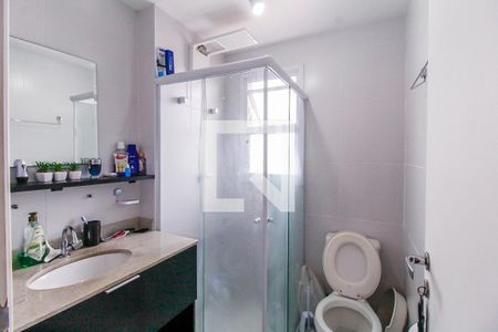 Banheiro de kitnet/studio à venda com 1 quarto, 34m² em Vila Prudente, São Paulo