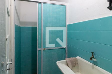 Detalhe do banheiro de kitnet/studio para alugar com 1 quarto, 30m² em Aviação, Praia Grande