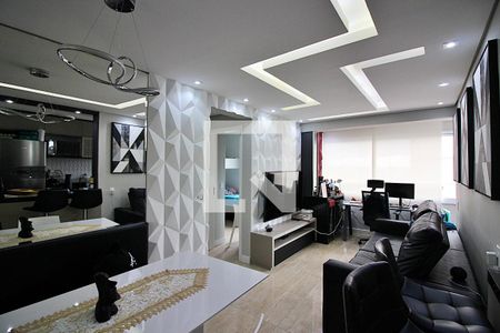 Sala  de apartamento à venda com 2 quartos, 54m² em Centro, São Bernardo do Campo