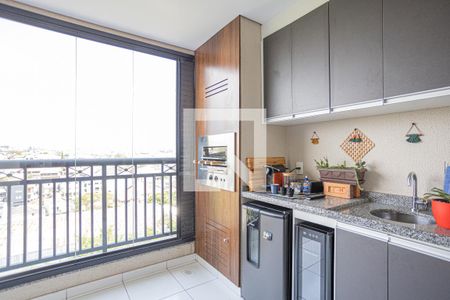 Varanda gourmet de apartamento à venda com 2 quartos, 70m² em Vila Osasco, Osasco