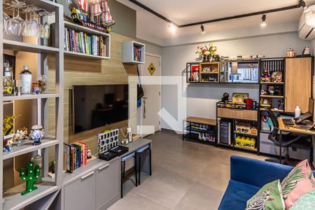 Sala de apartamento à venda com 1 quarto, 50m² em Campos Elíseos, São Paulo