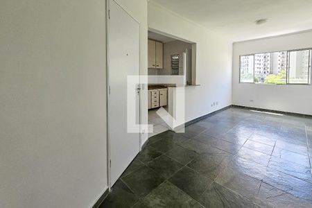 Sala de apartamento para alugar com 2 quartos, 80m² em Jardim Tres Marias, Guarujá